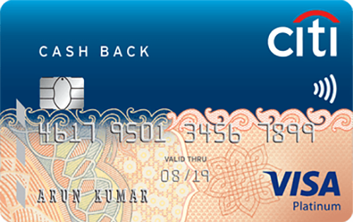 Citi Cash Back Credit Card - comparethebanks.in